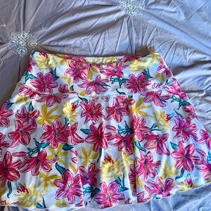 J. Jill Pink and Yellow Floral Skater Skort and turquoise skort